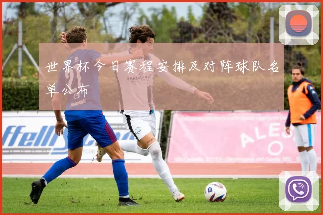 世界杯今日赛程安排及对阵球队名单公布